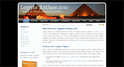 Desktop Screenshot of legypteantique.com